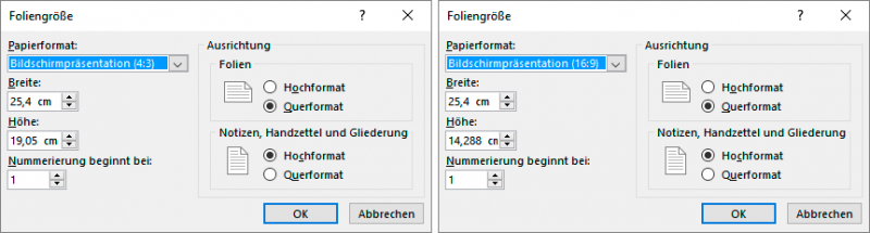 Powerpoint Foliengrosse Und Masse Mikschulz